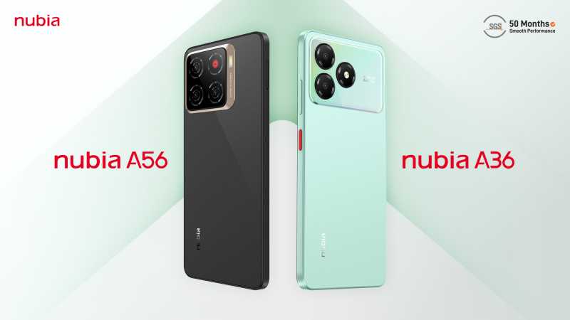 Harga &amp; Spek Nubia A36 dan A56, HP Murah yang Bisa Tahan 4 Tahun